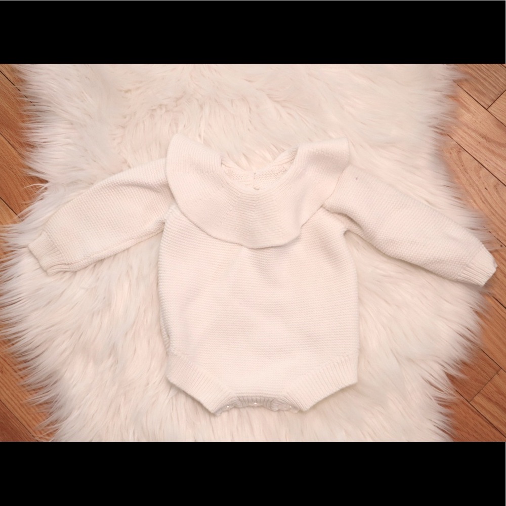 Knitted romper - 6-9 months